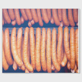 Kurierte Wurst Geschenkpapier (Flach)