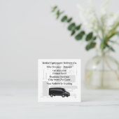 Kuriertreiber für Medizintechnik Quadratische Visitenkarte (Stehend Vorderseite)