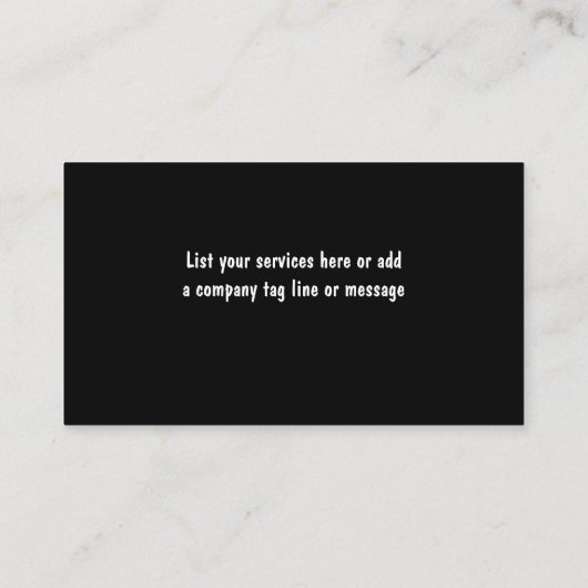 KurierVisitenkarten Visitenkarte (Rückseite)