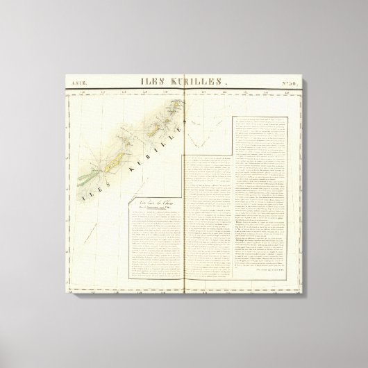 Kurilen 50 leinwanddruck (Vorderseite)