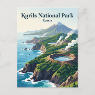 Kurilen-Nationalpark Russland Postkarte