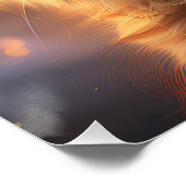 Kurilian Bobtail Cat Poster (Ecke)