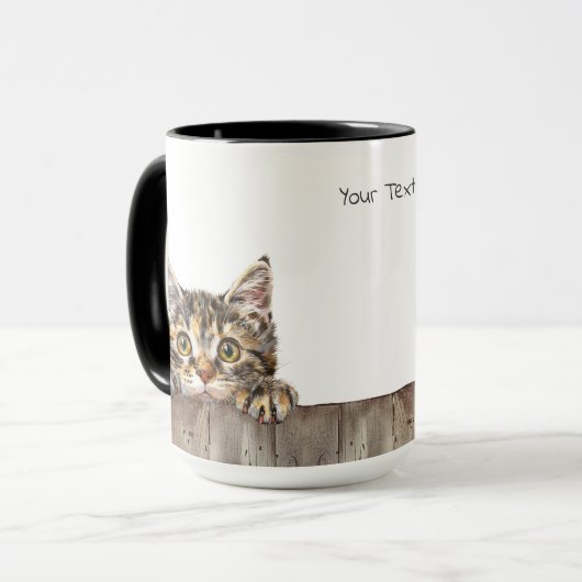 Kurilian Bobtail Cat Tasse (Vorderseite Links)