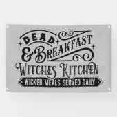 kurioses totes Frühstück Halloween Wortkunst Banner (Horizontal)