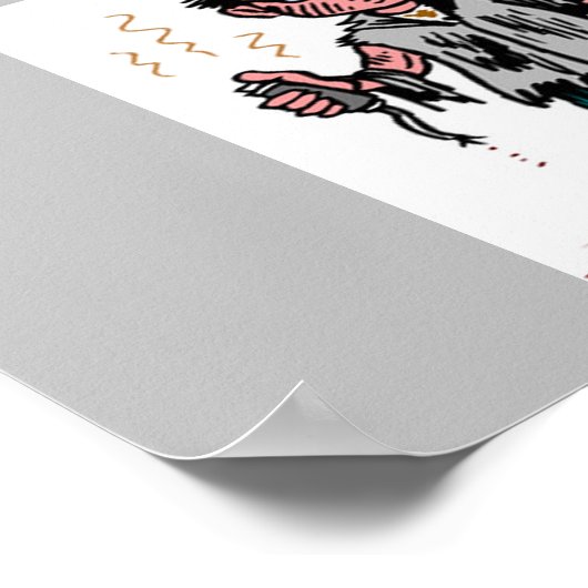 KURIOSITÄT POSTER (Ecke)