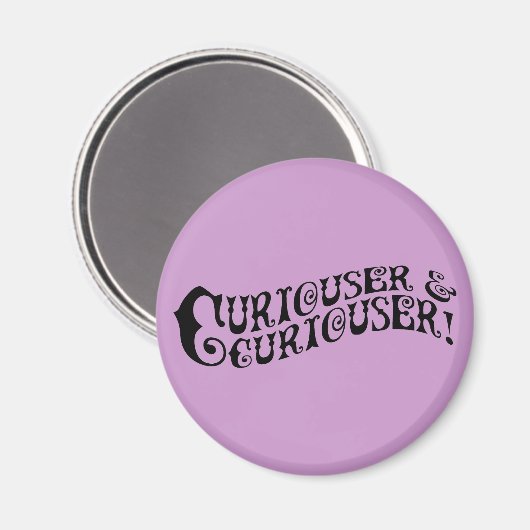 Kuriouser Magnet (Vorderseite/Rückseite)