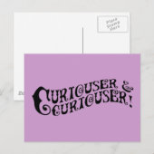 Kuriouser Postkarte (Vorne/Hinten)
