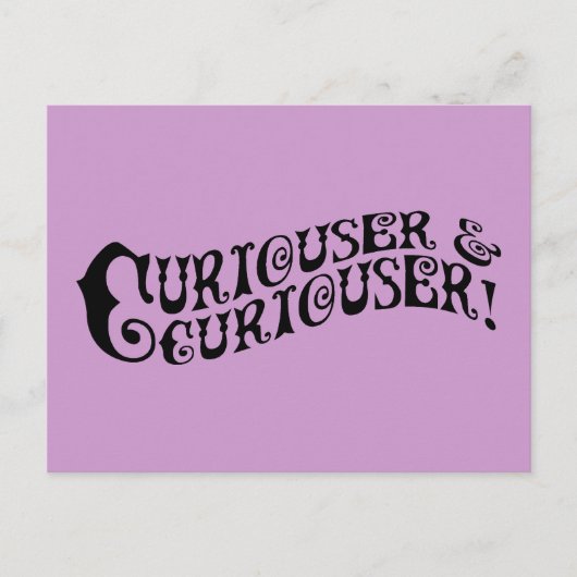 Kuriouser Postkarte (Vorderseite)