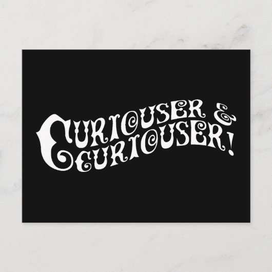 Kuriouser Postkarte (Vorderseite)