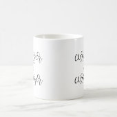 Kuriouser und Kuriouser Kaffeetasse (Mittel)
