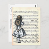 Kuriouser und Kuriouser Postkarte (Vorne/Hinten)