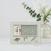 Kuriouser und Kuriouser-Postkarte Postkarte (Stehend Vorderseite)