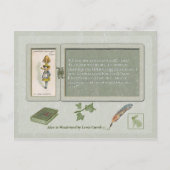 Kuriouser und Kuriouser-Postkarte Postkarte (Vorderseite)