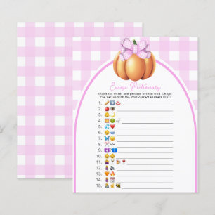 Kürkchen-Babydusche Emoji Pictionary