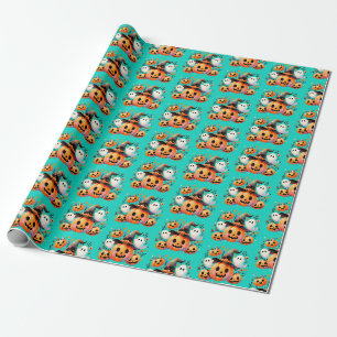 Kürkepals Halloween Wrapping Paper Geschenkpapier