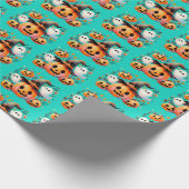 Kürkepals Halloween Wrapping Paper Geschenkpapier (Ecke)