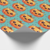 Kürkepals Halloween Wrapping Paper Geschenkpapier (Ecke)
