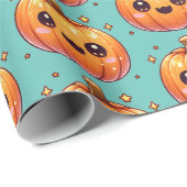 Kürkepals Halloween Wrapping Paper Geschenkpapier (Rolleneckpunkt)