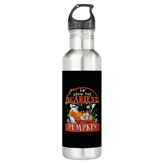 Kürkin-Bauer Halloween Edelstahlflasche (Vorderseite)