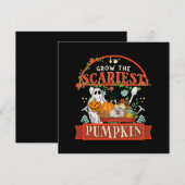 Kürkin-Bauer Halloween Einladung (Vorne/Hinten)
