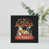 Kürkin-Bauer Halloween Einladung (Stehend Vorderseite)