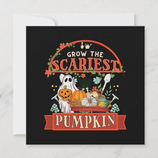 Kürkin-Bauer Halloween Einladung (Vorderseite)