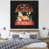 Kürkin-Bauer Halloween Leinwanddruck (Insitu (Schlafzimmer))