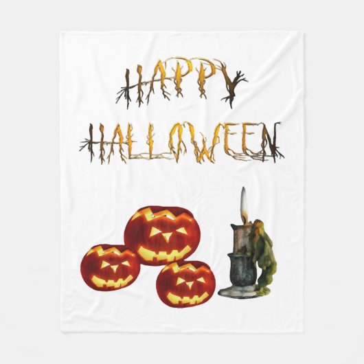 Kürkin Halloween Fleecedecke (Vorderseite)