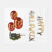 Kürkin Halloween Fleecedecke (Vorderseite (Horizontal))