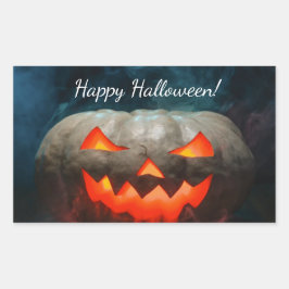 Kürkin Halloween Rechteckiger Aufkleber