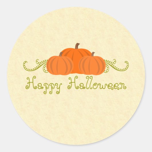 Kürkin-Wirbel Halloween Stickers (Vorderseite)