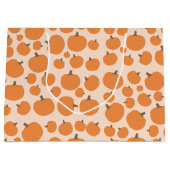 KürkPattern HerbstHalloween Große Geschenktüte (Vorderseite)