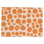 KürkPattern HerbstHalloween Große Geschenktüte (Rückseite)
