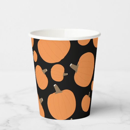 KürkPattern HerbstHalloween Pappbecher (Links)