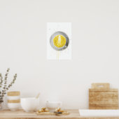 Kurkuma-Latte Poster (Küche)