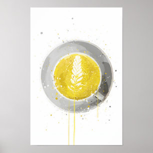Kurkuma-Latte Poster