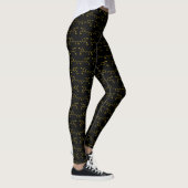 Kurkumin Molekulare chemische Formel Leggings (Rechts)