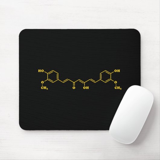 Kurkumin Molekulare chemische Formel Mousepad (Mit Mouse)