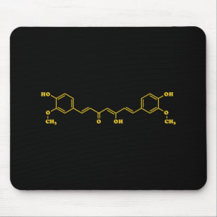Kurkumin Molekulare chemische Formel Mousepad
