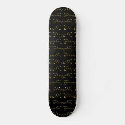 Kurkumin Molekulare chemische Formel Skateboard (Vorderseite)