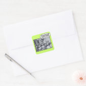 Kurlehrer - Doohicky Quadratischer Aufkleber (Umschlag)
