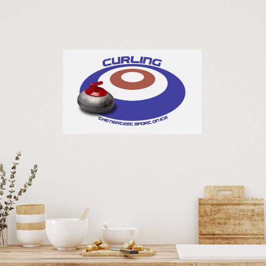 KURLING-Poster Poster (Küche)