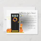 Kürme an der Tür Einladung (Vorderseite)