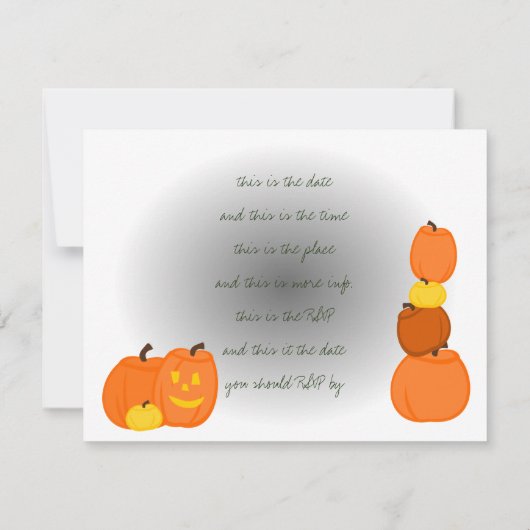 Kürme an der Tür Einladung (Rückseite)