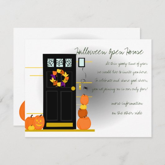 Kürme an der Tür Einladung (Vorne/Hinten)