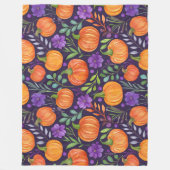 Kürme auf lila Muster Fleecedecke (Vorderseite)
