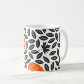 Kürme, Blätter: niedliches Herbstmuster. Kaffeetasse (VorderseiteRechts)