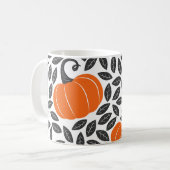 Kürme, Blätter: niedliches Herbstmuster. Kaffeetasse (Vorderseite Links)