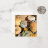 Kürme im Herbst Mitteilungskarte (Vorderseite/Rückseite Beispiel)