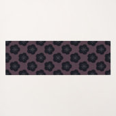 KURO UME - Bold-Bordeaux Yogamatte (Rückseite (Horizontal))